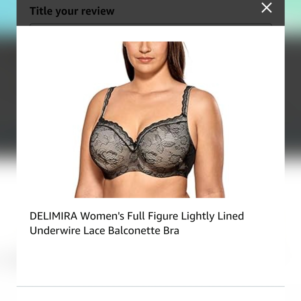 Pretty 😍 Delimira 36E bra